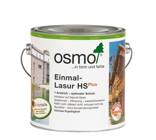Osmo Einmal-Lasur HS однослойная лазурь