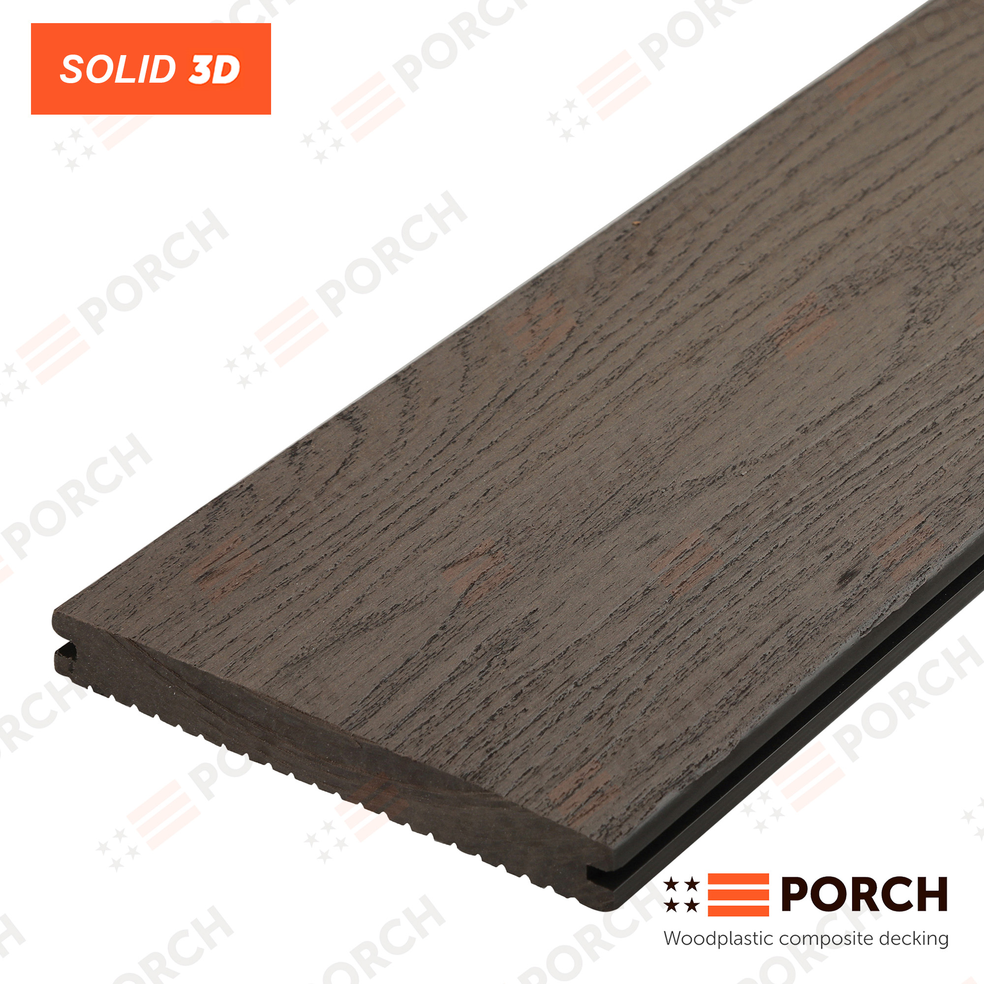 Террасная доска Porch SOLID 3D